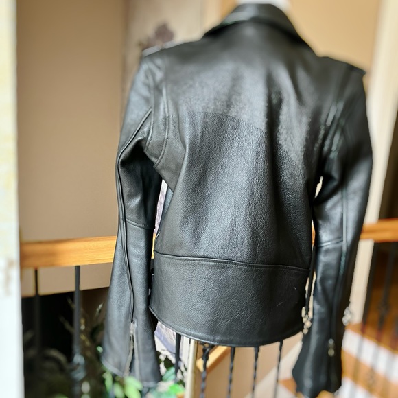 Free People Understated Leather bell sleeve leather jacket - Picture 5 of 10